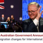 Australia announced new changes for international students